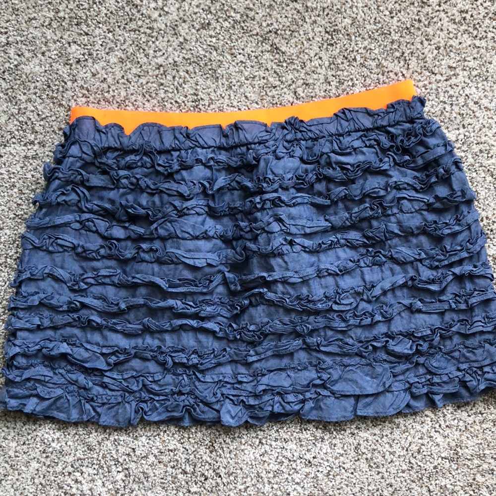 Jcrew ruffles skirt